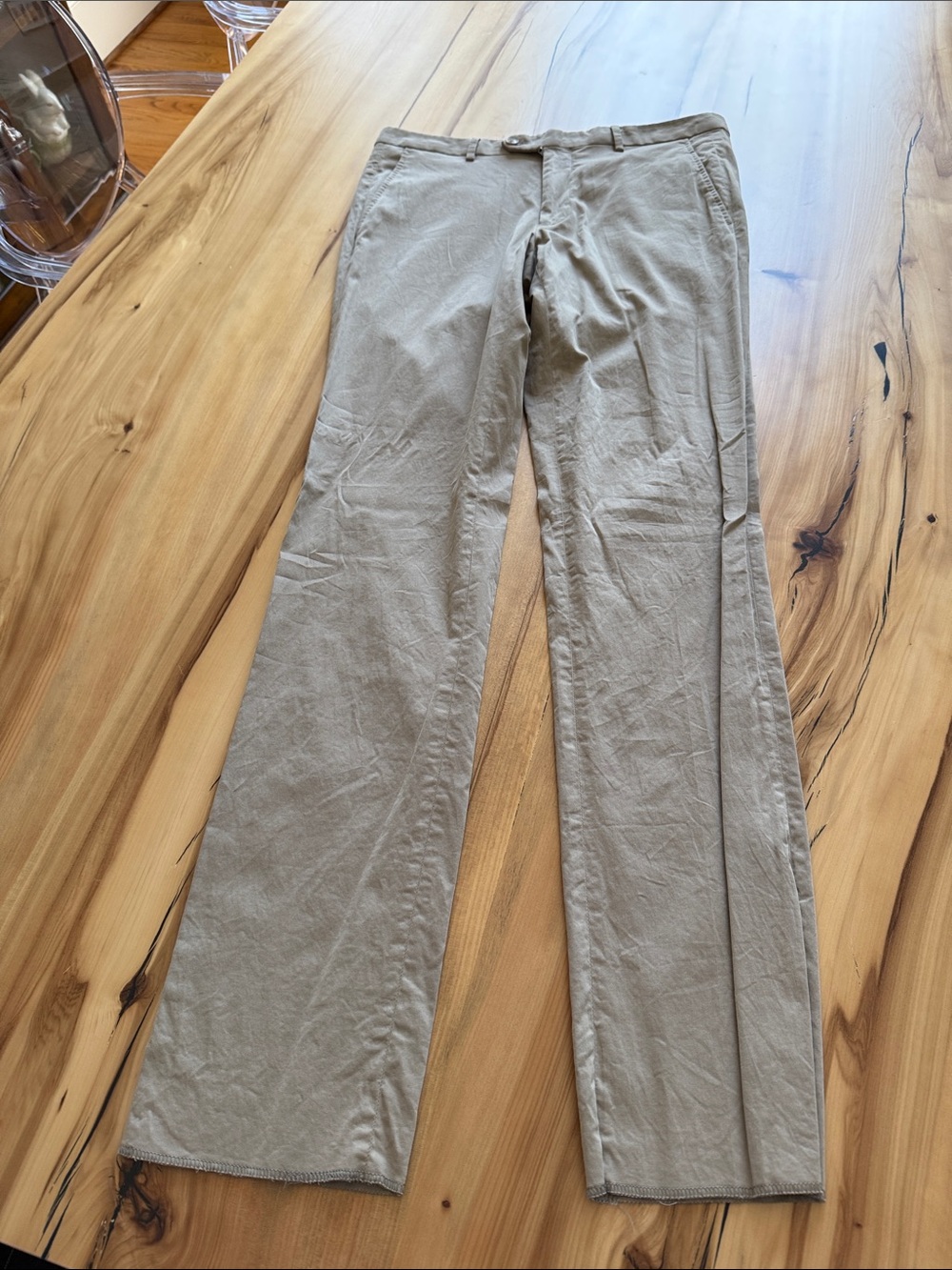 Peter Millar Beige Chinos - Straight Leg Men's Pants